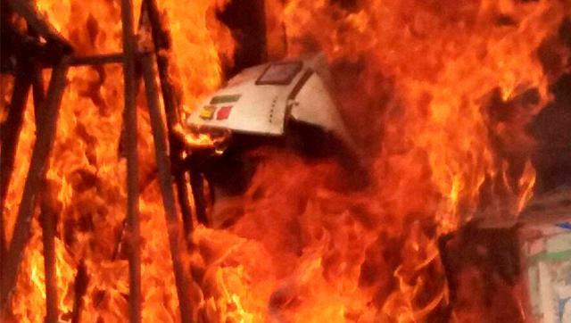 ಲಖ್ನೋ: ಕೇಸರಿ ಅಟ್ಟಹಾಸಕ್ಕೆ ಭುಗಿಲೆದ್ದ ಹಿಂಸಾಚಾರ