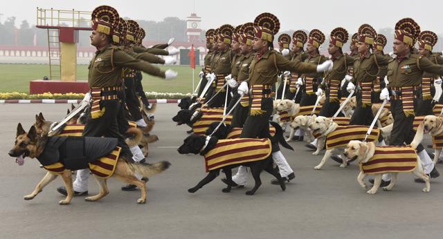 26ವರ್ಷಗಳ ಬಳಿಕ  ಗಣರಾಜ್ಯೋತ್ಸವ ಪೆರೇಡ್‌ನಲ್ಲಿ ಆರ್ಮಿಯ ಶ್ವಾನ ದಳ