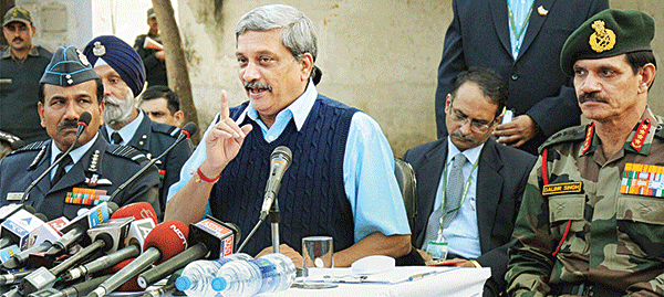 ಪಠಾಣ್‌ಕೋಟ್ ದಾಳಿ: ಭದ್ರತಾ ಲೋಪ ಒಪ್ಪಿಕೊಂಡ ಪಾರಿಕ್ಕರ್