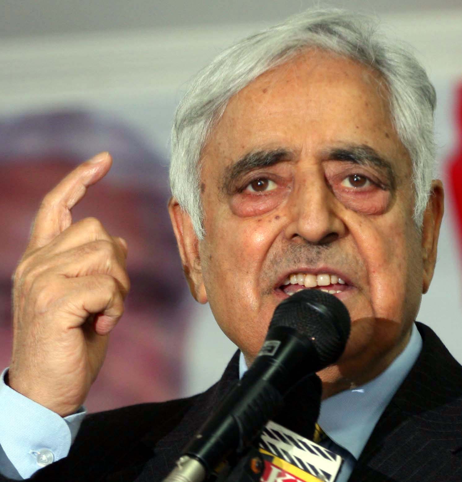 ಜಮ್ಮು -ಕಾಶ್ಮೀರ ಮುಖ್ಯಮಂತ್ರಿ ಮುಫ್ತಿ ಮುಹಮ್ಮದ್‌ ಸಯೀದ್‌  ವಿಧಿವಶ