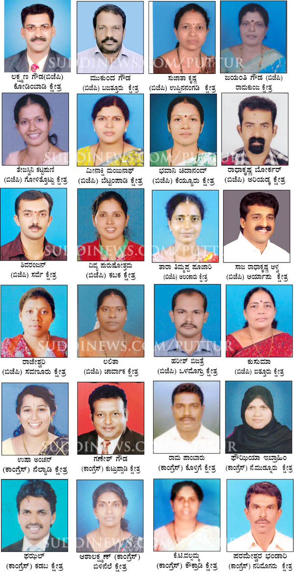 ಪುತ್ತೂರು ಜಿ.ಪಂನಲ್ಲಿ ಸಮಬಲ, ತಾಪಂ ಮತ್ತೆ ಬಿಜೆಪಿ ತಕ್ಕೆಗೆ