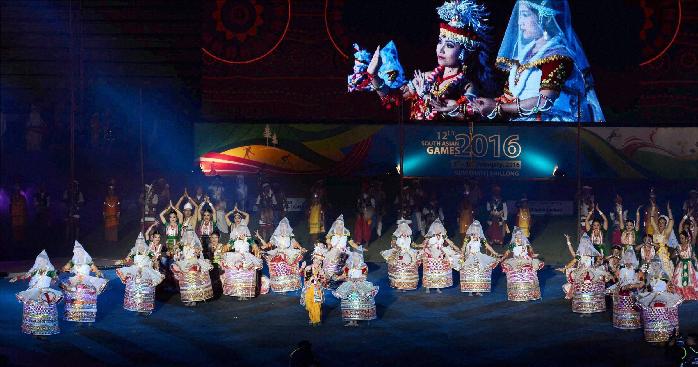 ದಕ್ಷಿಣ ಏಷ್ಯಾ ಗೇಮ್ಸ್‌ಗೆ ಅದ್ದೂರಿ ಚಾಲನೆ