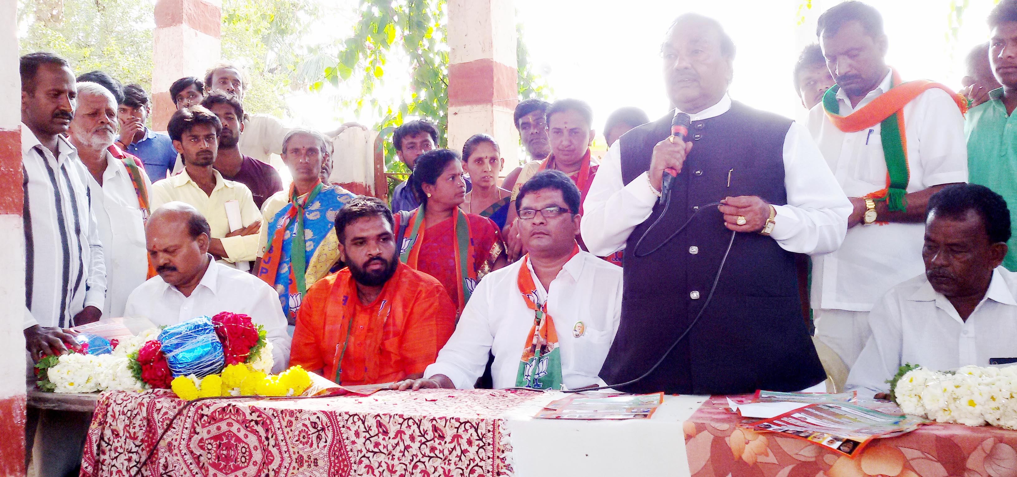 ಕೋಲಾರ: ಬಿಜೆಪಿ ಪರ ಈಶ್ವರಪ್ಪಪ್ರಚಾರ