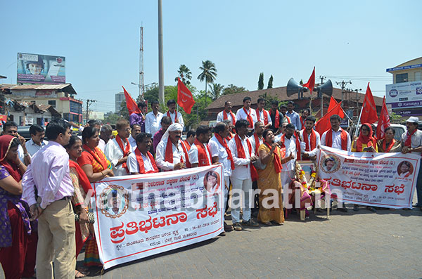 ಕ್ಲಾಕ್ ಟವರ್ ವೃತ್ತಕ್ಕೆ ಕೆ.ಎನ್ ಟೇಲರ್ ಹೆಸರನ್ನಿಡಲು ಆಗ್ರಹ:ತುರವೇ ಪ್ರತಿಭಟನೆ