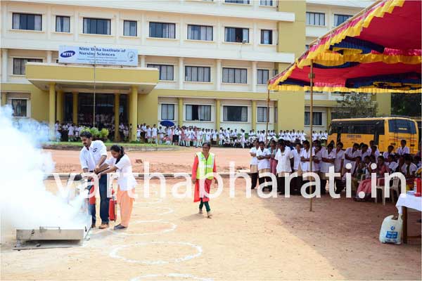 ದೇರಳಕಟ್ಟೆ: ಬೆಂಕಿ ಸುರಕ್ಷತೆಯ ಬಗ್ಗೆ ಅಣುಕು ಪ್ರದರ್ಶನ