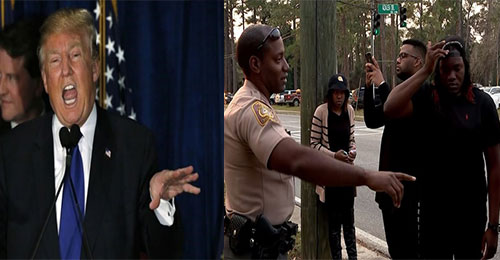 ಟ್ರಂಪ್ ಸಭೆಯಿಂದ ಕರಿಯ ವಿದ್ಯಾರ್ಥಿಗಳನ್ನು ಹೊರದಬ್ಬಿದರು