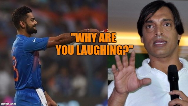 ನೀವೇಕೆ  ನಗುತ್ತಿದ್ದೀರಿ ?  ಅ್ಯಂಕರ್ ವಿರುದ್ಧ  ಅಬ್ಬರಿಸಿದ ಅಖ್ತರ್‌