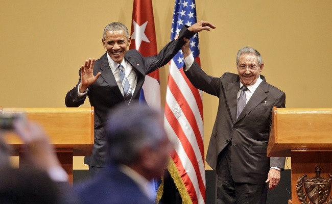 ಪತ್ರಿಕಾಗೋಷ್ಠಿಯಲ್ಲಿ ಜಗಳವಾಡಿಕೊಂಡ ಒಬಾಮ, ಕ್ಯಾಸ್ಟ್ರೊ!