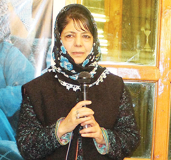 ಜಮ್ಮು-ಕಾಶ್ಮೀರ: ಮತ್ತೆ ಪಿಡಿಪಿ-ಬಿಜೆಪಿ ಮೈತ್ರಿ: ಮೆಹಬೂಬ ಸಿಎಂ ಅಭ್ಯರ್ಥಿ