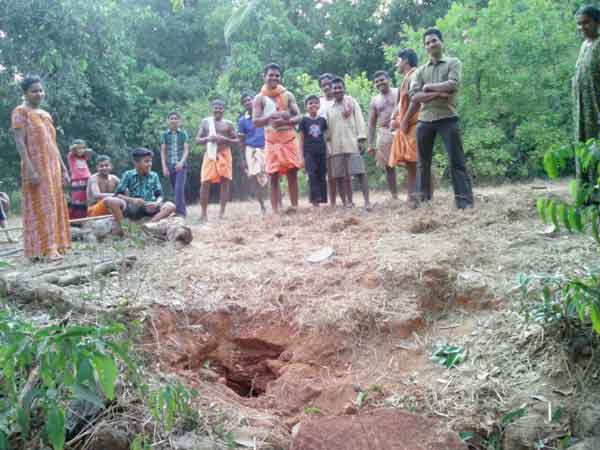 ಸಾಣೂರು: ಬೃಹದಾಕಾರದ ಗುಹೆ ಪತ್ತೆ!