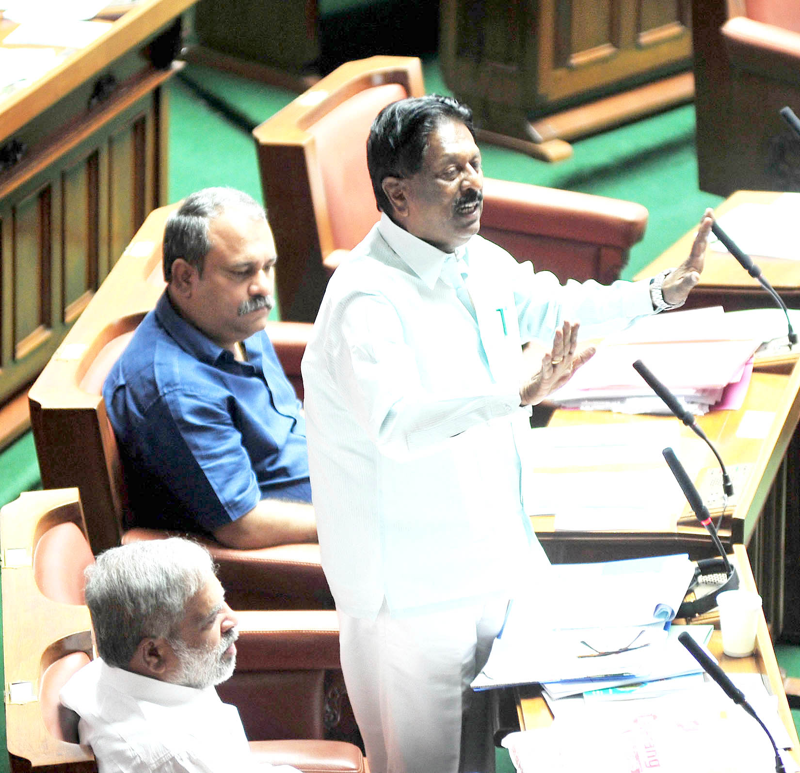 ಸಚಿವರಿಗೆ ಸ್ಪಂದನೆಯ ‘ಬರ’ ಆವರಿಸಿದೆ: ಕೃಷ್ಣಪ್ಪ ಲೇವಡಿ