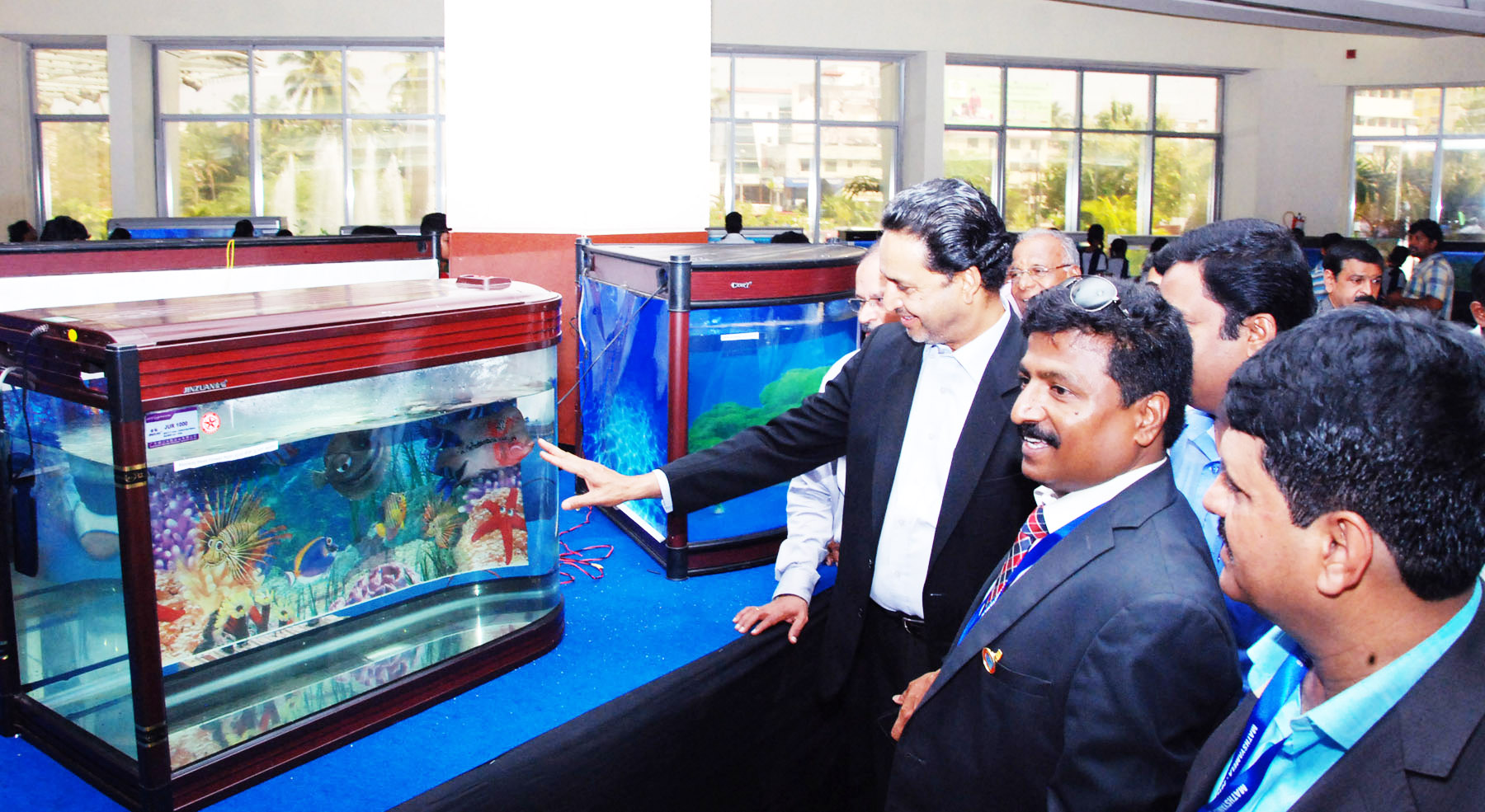 ಕಣ್ಮನ ಸೆಳೆವ ಆಲಂಕಾರಿಕ ಮೀನುಗಳು!