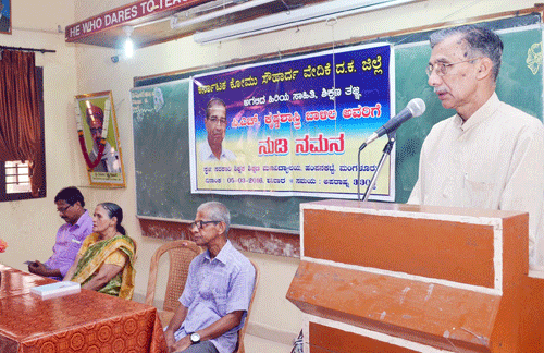 ಸಾಹಿತ್ಯಕ್ಕೆ ಧರ್ಮದ ಚೌಕಟ್ಟನ್ನು ವಿರೋಧಿಸಿದ್ದ ಬಾಳಿಲ: ಡಾ.ತಾಳ್ತಜೆ