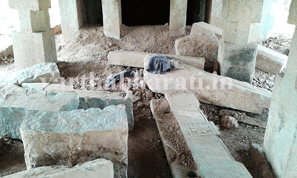 ಪಡುಪಣಂಬೂರು ಶ್ರೀಪಾಶ್ವನಾಥ ಕಲ್ಲು ಬಸದಿಯಲ್ಲಿ ನಿಧಿ ಶೋಧ ಯತ್ನ