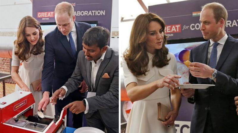 ಸ್ವತಃ ದೋಸೆ ತಯಾರಿಸಿ ರುಚಿ ನೋಡಿದ ರಾಜಕುಮಾರ ವಿಲಿಯಂ ಮತ್ತು ಕೇಟ್