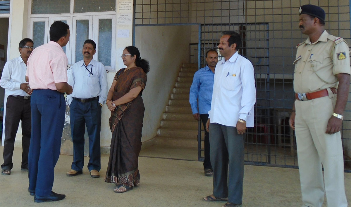 ಪಿಯುಸಿ ರಸಾಯನಶಾಸ್ತ್ರ ಮರು ಪರೀಕ್ಷೆ ಯಶಸ್ವಿ 109 ಪರೀಕ್ಷಾರ್ಥಿಗಳು ಹಾಜರ್, 5 ವಿದ್ಯಾರ್ಥಿಗಳು ಗೈರು