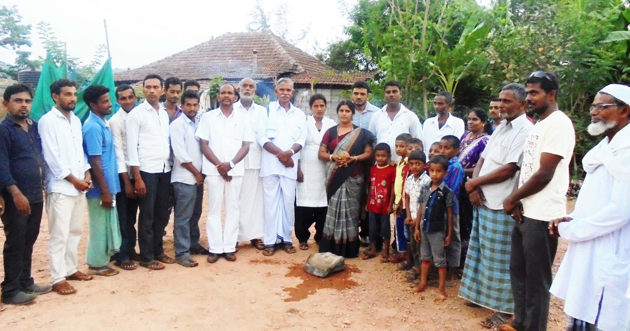 ಅಂಗನವಾಡಿ ಕೇಂದ್ರದ ಕಟ್ಟಡಕ್ಕೆ ಶಿಲಾನ್ಯಾಸ