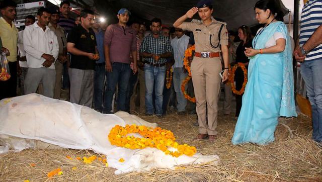ಸಂಪೂರ್ಣ ಪೊಲೀಸ್ ಗೌರವದೊಂದಿಗೆ ಭೂತಾಯಿಯ ಒಡಲು ಸೇರಿದ ಶಕ್ತಿಮಾನ್