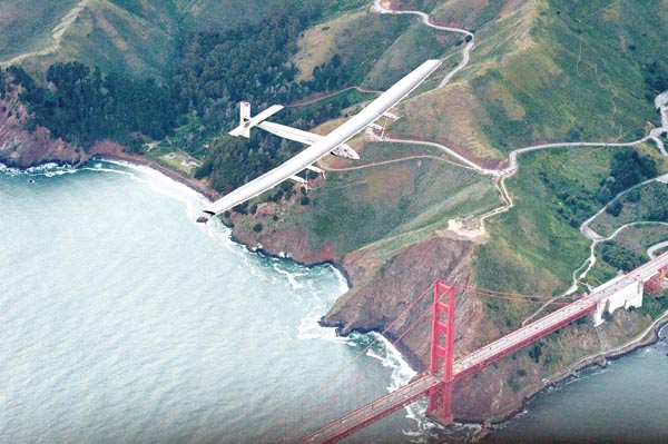 ಪೆಸಿಫಿಕ್ ಸಾಗರ ದಾಟಿ ಸ್ಯಾನ್‌ಫ್ರಾನ್ಸಿಸ್ಕೊ ತಲುಪಿದ ಸೌರ ವಿಮಾನ