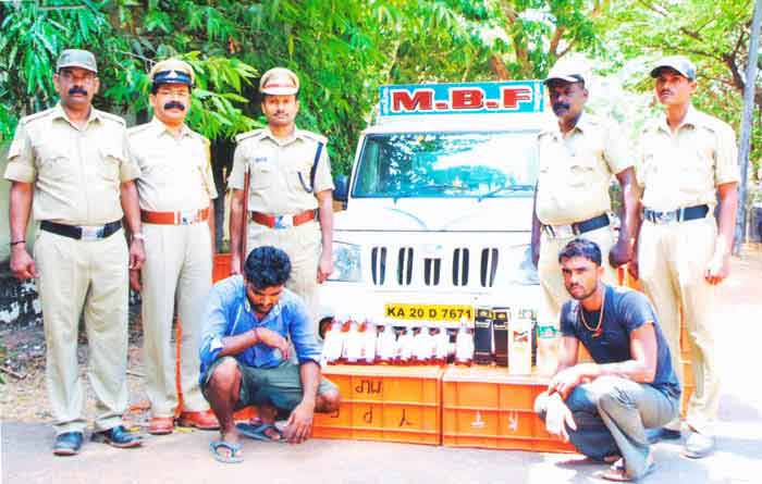 ಶಿರೂರು ಬಳಿ ಅಕ್ರಮ ಮದ್ಯ ಸಾಗಾಟ ಪತ್ತೆ