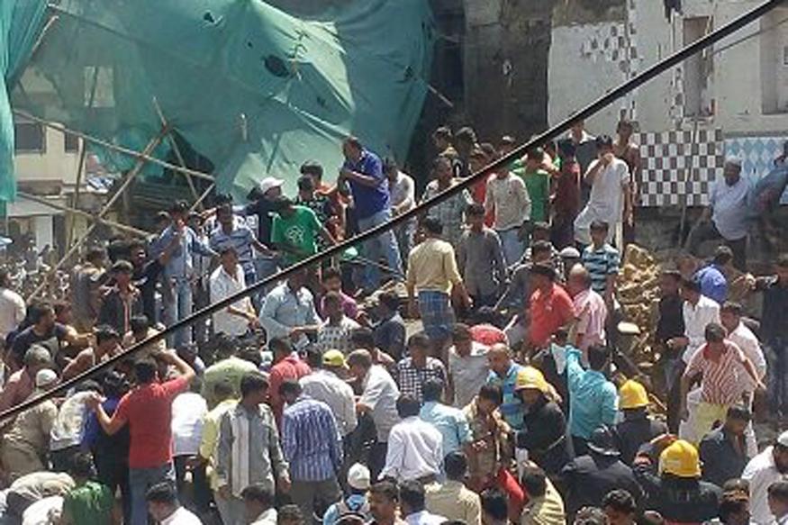 ಮುಂಬೈನಲ್ಲಿ ಕಟ್ಟಡ ಕುಸಿತ ; 6 ಸಾವು