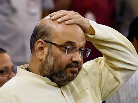 ‘ಭ್ರಷ್ಟಾಚಾರ’ ಪ್ರಶ್ನೆಯಿಂದ ಮುಜುಗರಕ್ಕೀಡಾದ ಅಮಿತ್ ಶಾ