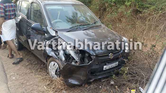 ಕಾರಿಗೆ ಬೈಕ್ ಢಿಕ್ಕಿ: ಸವಾರ ಗಂಭೀರ