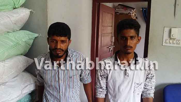 ಗಾಂಜಾ ಮಾರಾಟ ಮಾಡುತ್ತಿದ್ದ ಇಬ್ಬರ ಬಂಧನ