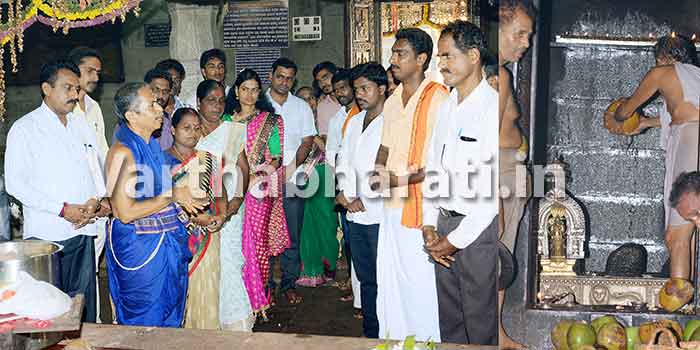 ಮಳೆಗಾಗಿ ಬಪ್ಪನಾಡು ದೇವಾಲಯದಲ್ಲಿ ಸೀಯಾಳಾಭಿಷೇಕ