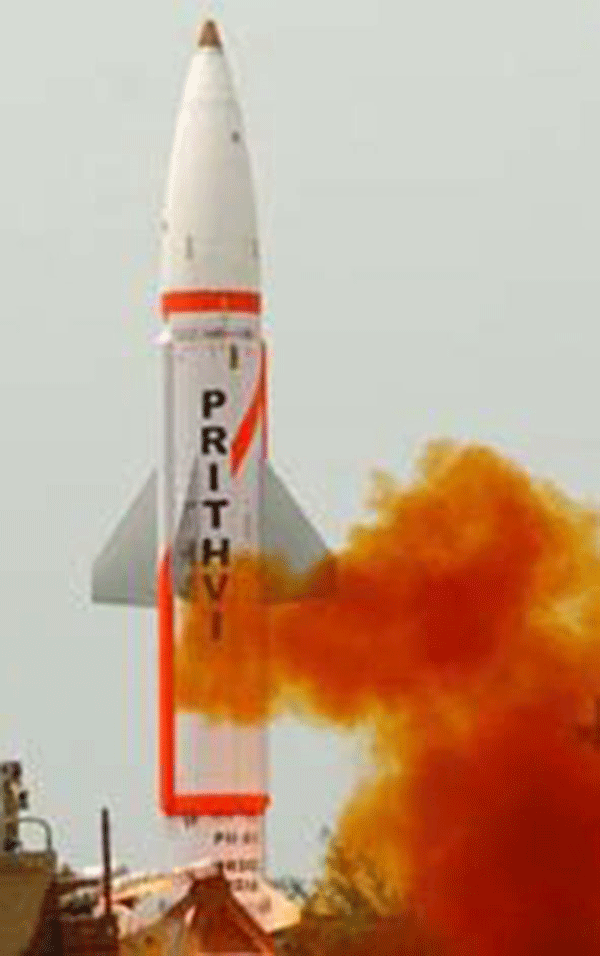 ಪೃಥ್ವಿ-2 ಪ್ರಯೋಗ ಯಶಸ್ವಿ