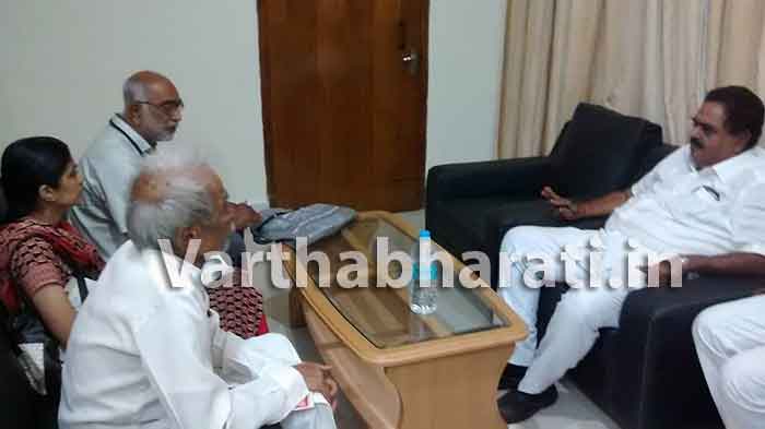 ನರೇಶ್ ಶೆಣೈ ಬಂಧನಕ್ಕೆ ಒತ್ತಾಯಿಸಿ ಸಚಿವ ರೈಗೆ ಮನವಿ