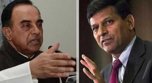 ಬಿಜೆಪಿ ಸರಕಾರವನ್ನು ಕಡೆಗಣಿಸುತ್ತಿರುವ ರಾಜನ್ ವಜಾಕ್ಕೆ ಮೋದಿಗೆ ಮತ್ತೆ ಸ್ವಾಮಿ ಆಗ್ರಹ