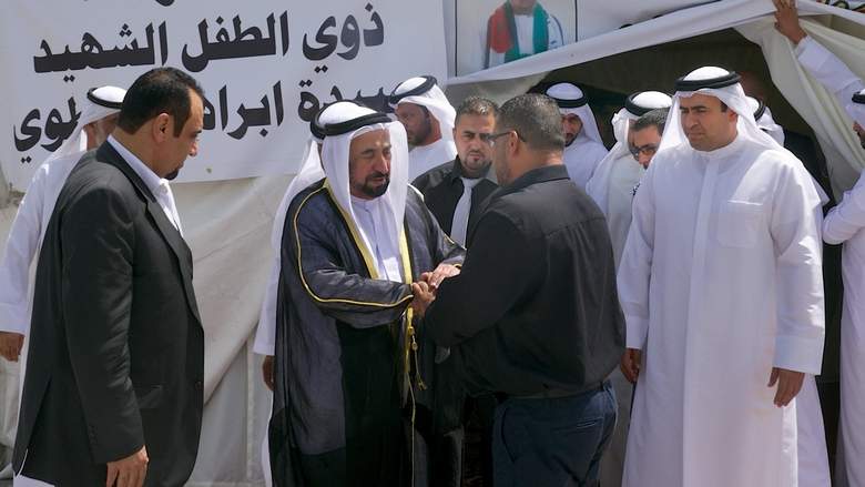 ಕೊಲೆಯಾದ ಬಾಲಕನ ಮನೆಯವರನ್ನು ಭೇಟಿಯಾಗಿ ಸಂತೈಸಿದ ಶಾರ್ಜಾ ದೊರೆ