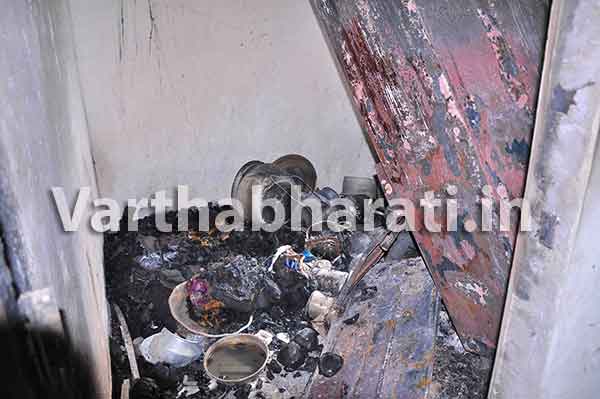 ತಂದೆಯ ಮನೆಗೆ ಬೆಂಕಿಯಿಟ್ಟು ನಗ, ನಗದು ದೋಚಿದ ಮಗ