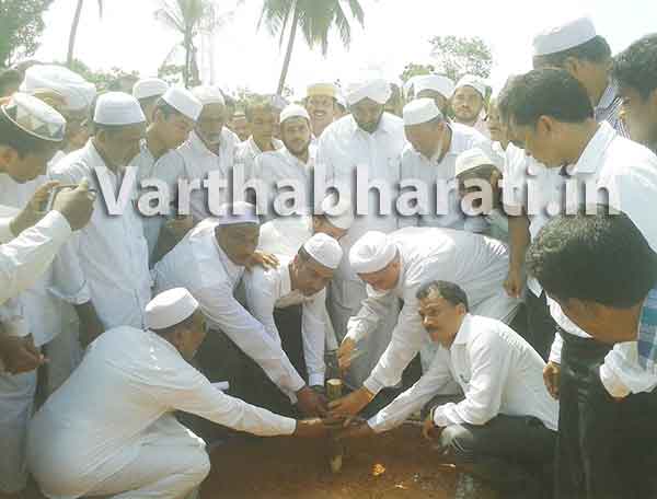 ಬೆಳ್ತಂಗಡಿ: ಮದ್ದಡ್ಕ ನೂತನ ಮಸೀದಿಗೆ ಶಿಲಾನ್ಯಾಸ