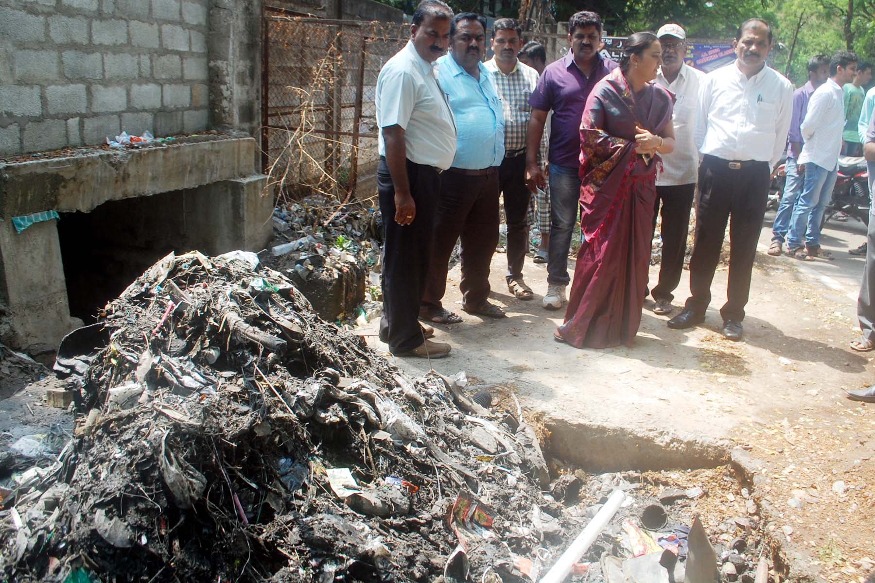ಆಯುಕ್ತೆ ತುಷಾರಮಣಿ ಭೇಟಿ, ಪರಿಶೀಲನೆ