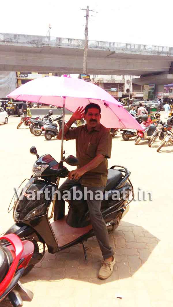 ಬಿಸಿಲ ಬೇಗೆಯಿಂದ ಪಾರಾಗಲು ಗ್ರಾ.ಪಂ. ಅಧ್ಯಕ್ಷರ ಹೊಸ ಐಡಿಯಾ!