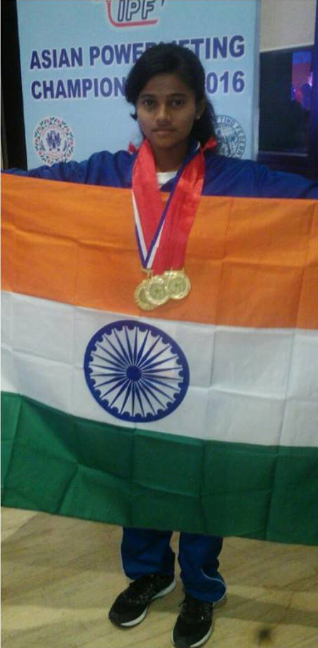 ಏಷ್ಯನ್ ಪವರ್‌ಲಿಫ್ಟಿಂಗ್ ತೀರ್ಥಹಳ್ಳಿಯ ಪ್ರಕೃತಿಗೆ 3 ಚಿನ್ನ