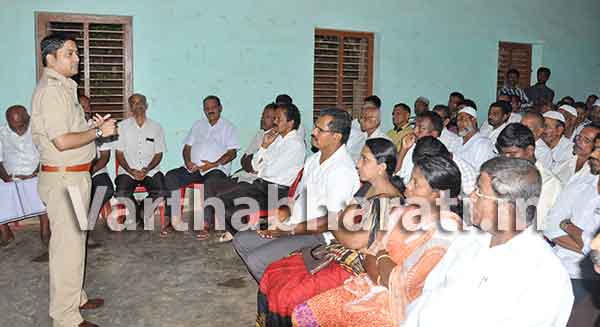 ಸವಣೂರು: ಎಸ್ಪಿನೇತೃತ್ವದಲ್ಲಿ ಶಾಂತಿಸಭೆ