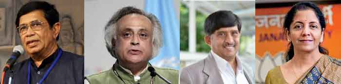 ರಾಜ್ಯಸಭಾ ಚುನಾವಣೆ ; ಆಸ್ಕರ್‌, ಜೈರಾಂ, ರಾಮಮೂರ್ತಿ , ನಿರ್ಮಲ ಜಯಭೇರಿ