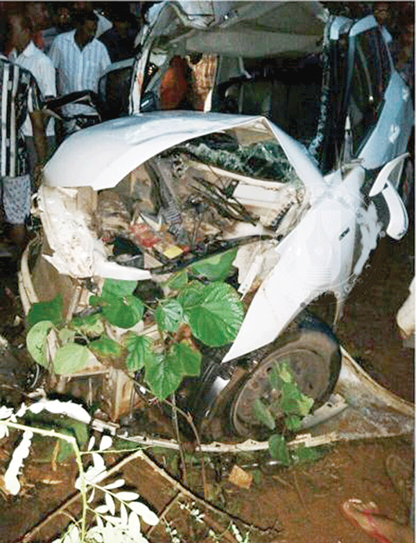 ಬೇಕಲದಲ್ಲಿ ಭೀಕರ ರಸ್ತೆ ಅಪಘಾತ: ಒಂದೇ ಕುಟುಂಬದ ಆರು ಮಂದಿ ಮೃತ್ಯು, ಇಬ್ಬರು ಮಕ್ಕಳಿಗೆ ಗಾಯ