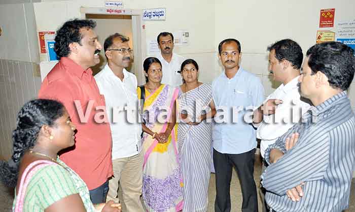 ಪುತ್ತೂರು: ಡೆಂಗ್ ಪ್ರಕರಣದ ಮಾಹಿತಿಗಾಗಿ ತಾ.ಪಂ. ಅಧ್ಯಕ್ಷರಿಂದ ಆಸ್ಪತ್ರೆ ಭೇಟಿ