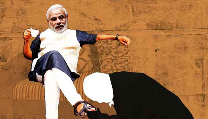 ಪ್ರಧಾನಿ ಕಾಲಿಗೆ ಬಿದ್ದ ಅಲಹಾಬಾದ್ ಹೈಕೋರ್ಟ್ ನ್ಯಾಯಾಧೀಶ!