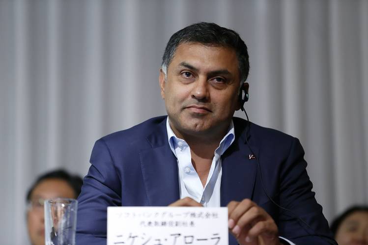 ಸಾಫ್ಟ್‌ಬ್ಯಾಂಕ್ ಸಿಒಒ ನಿಕೇಶ್ ಅರೋರ ರಾಜೀನಾಮೆ