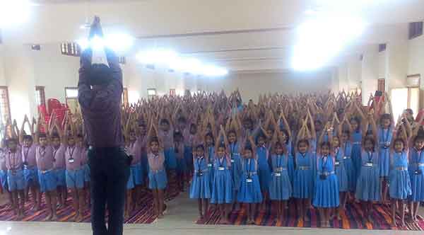 ವಿಶ್ವಮಂಗಳ ಶಾಲೆಯಲ್ಲಿ ಯೋಗ ದಿನಾಚರಣೆ