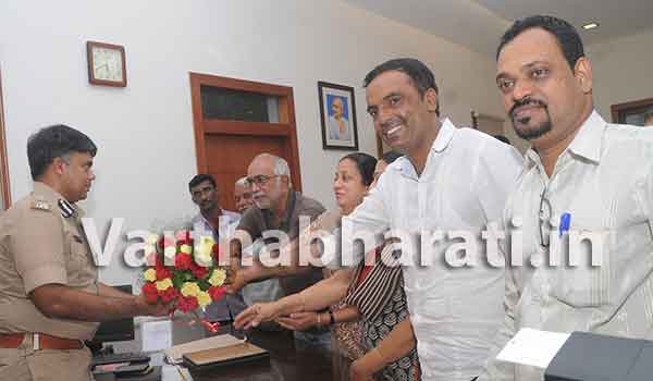 ಬಾಳಿಗಾ ಕುಟುಂಬದಿಂದ ಕಮಿಷನರ್‌ಗೆ ಅಭಿನಂದನೆ
