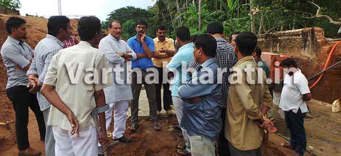 ಪಡೀಲ್ ರೈಲ್ವೇ ಬ್ರಿಡ್ಜ್ ಕಾಮಗಾರಿ ಪರಿಶೀಲಿಸಿದ ಐವನ್ ಡಿಸೋಜ