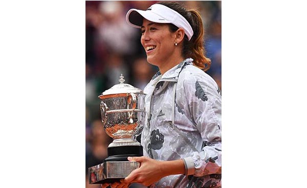 ಫ್ರೆಂಚ್ ಓಪನ್: ಮುಗುರುಝಾ ಚೊಚ್ಚಲ ಚಾಂಪಿಯನ್