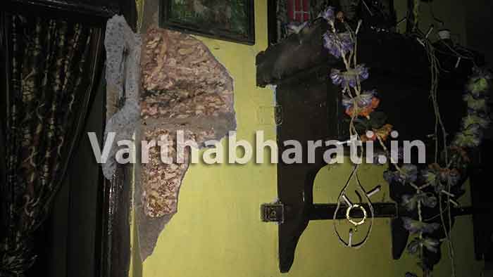 ಅಲಂಗಾರು: ಸಿಡಿಲು ಬಡಿದು ಮನೆಗೆ ಹಾನಿ