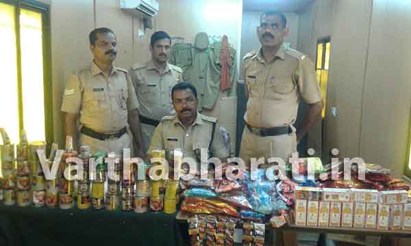 ಮಂಜೇಶ್ವರ: ನಿಷೇದಿತ ತಂಬಾಕು ಉತ್ಪನ್ನ ಹಾಗೂ ಮದ್ಯ ವಶ